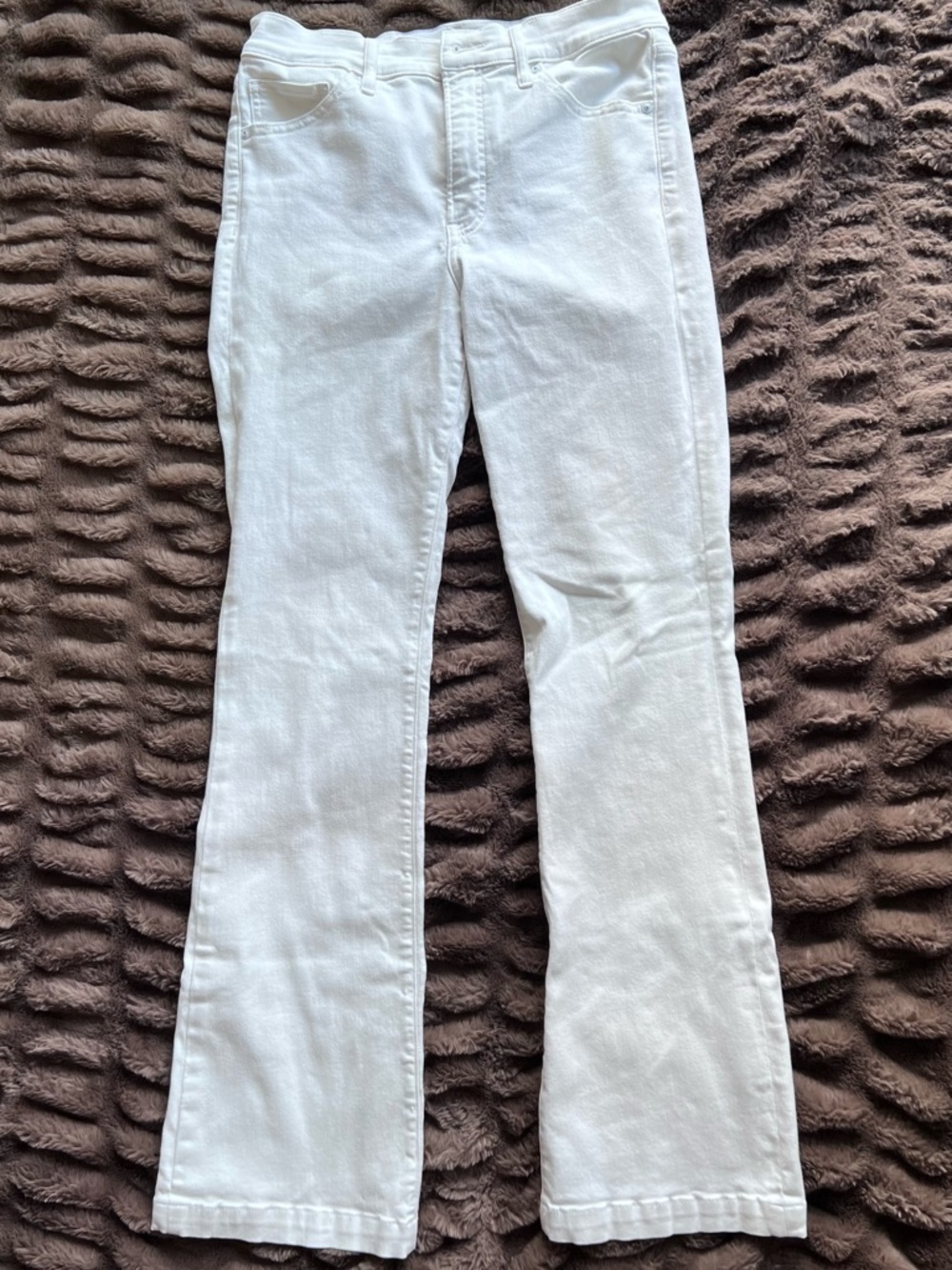 Express White Boot Cut Jeans-Size 8